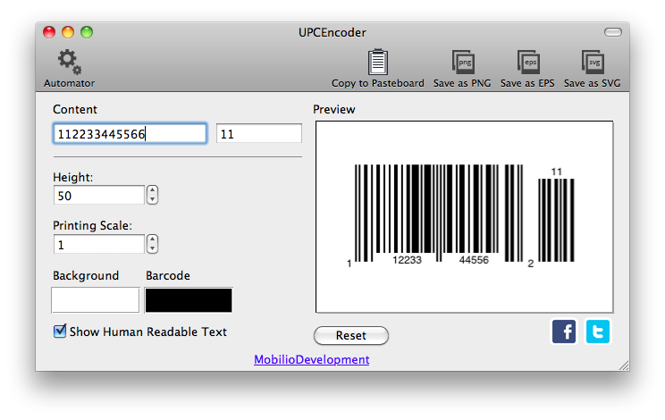 UPC Barcode Generator