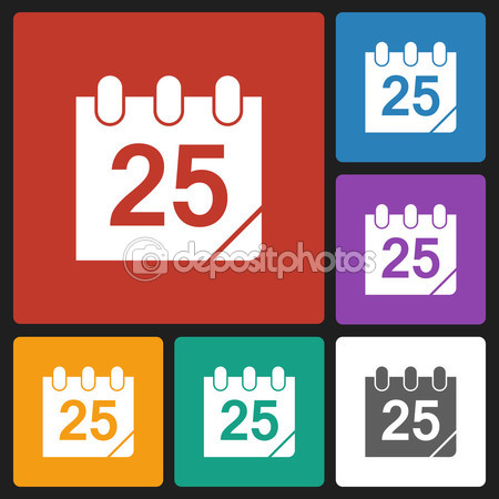 Vector Calendar Icon Date