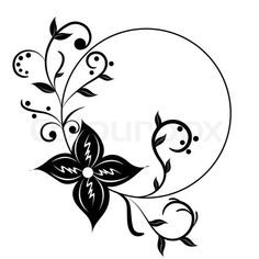 Vector Floral Frames Clip Art