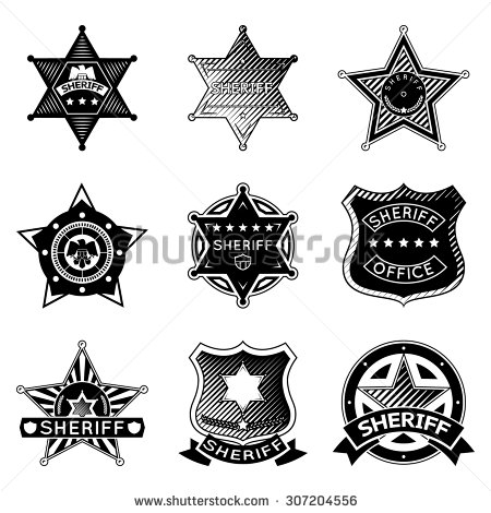 Vector Police Badge Clip Art