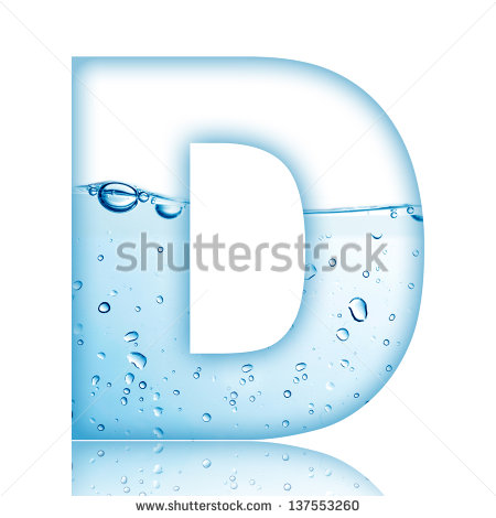 Water Bubble Letters Alphabet