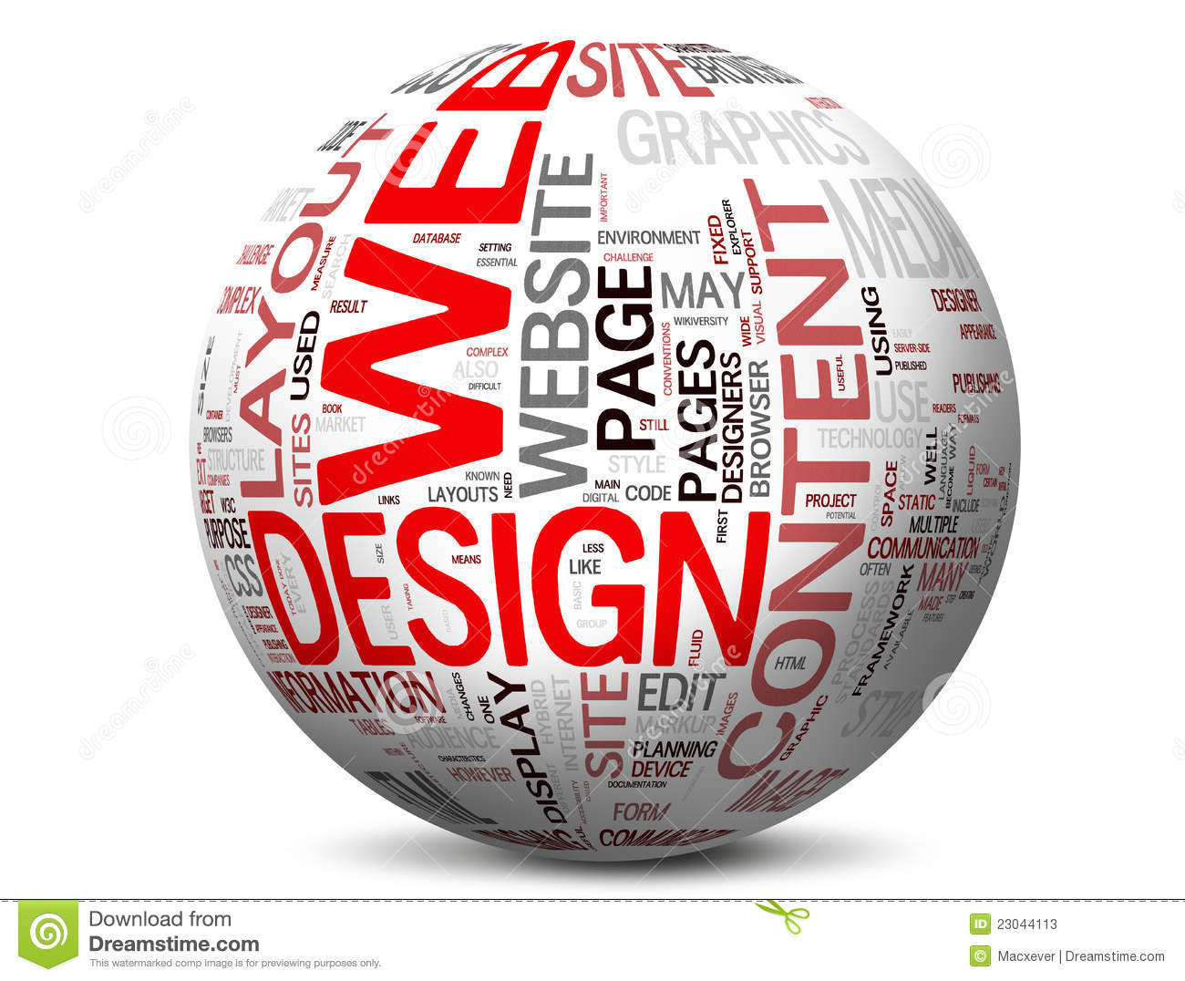 Web Design Concept Stock