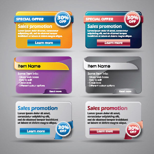 Web Design Elements Vectors Web Design Elements Vectors