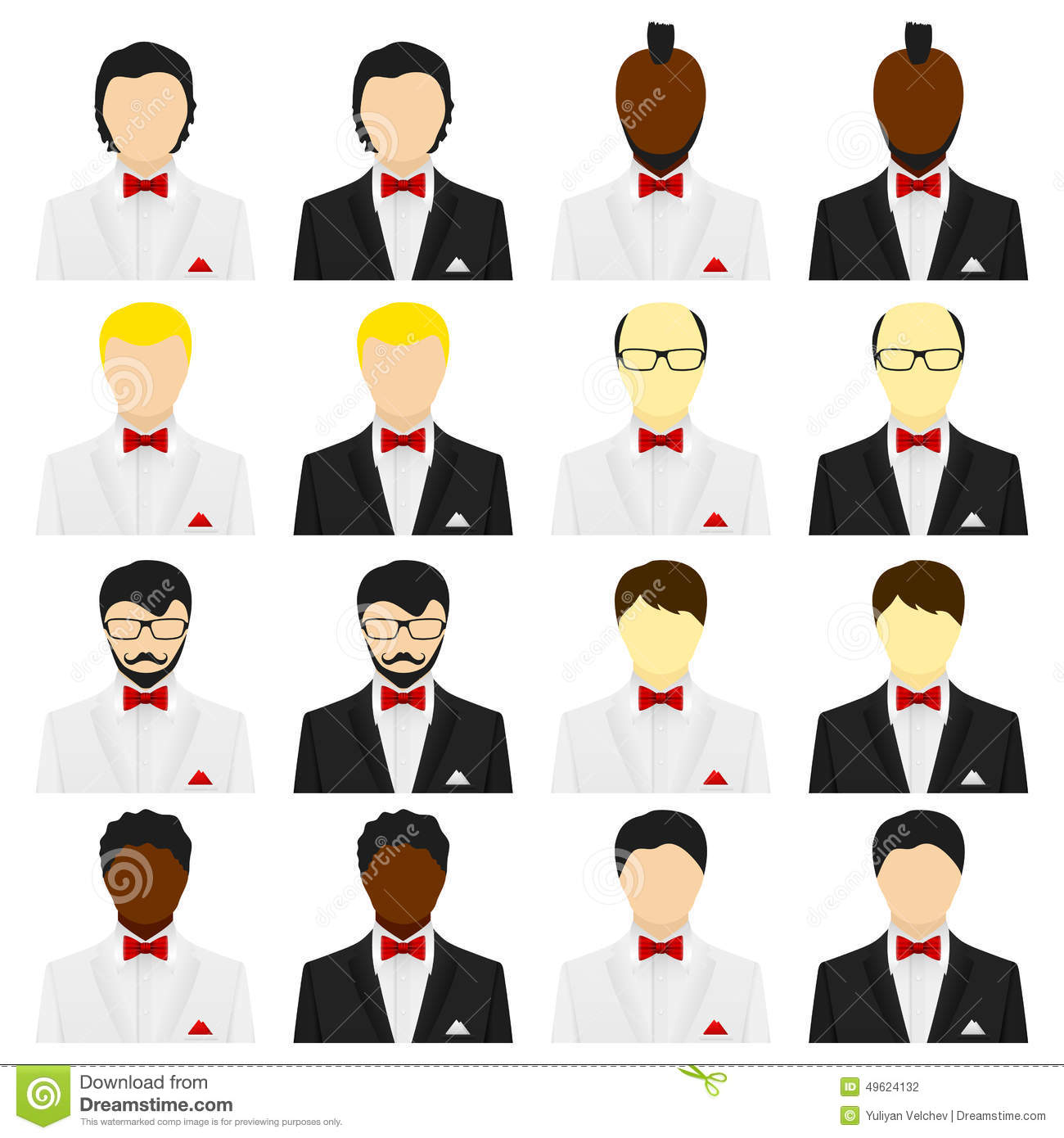 White Man Icon Vector