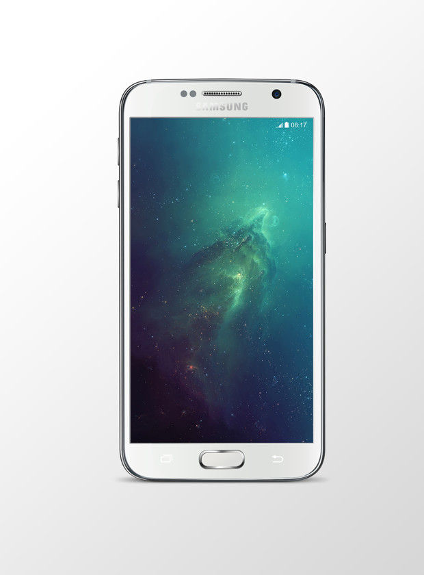 White Samsung Galaxy S6