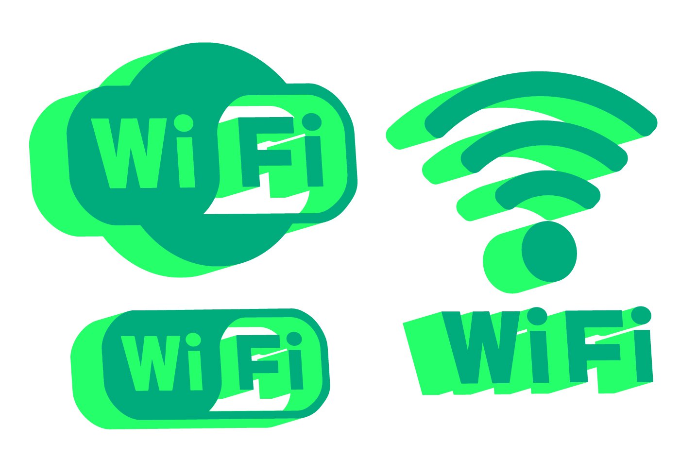 Wi-Fi Logo Vector