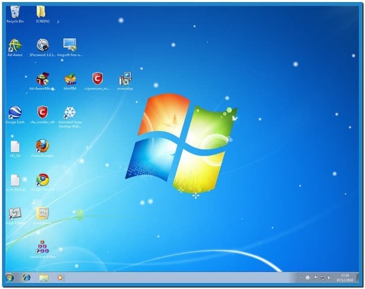 Windows 7 Animated Screensavers Snow