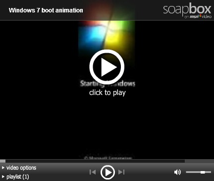 Windows 7 Boot Logo Animation Background