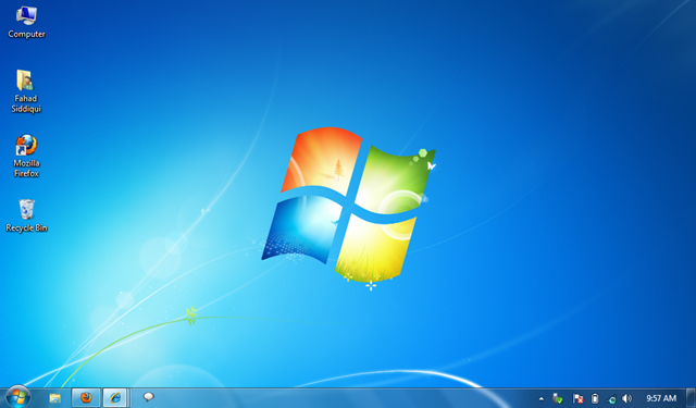 Windows 7 Default Desktop Icons