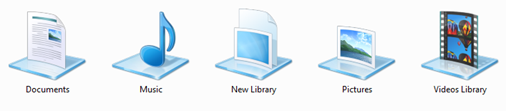 Windows 7 Library Icons