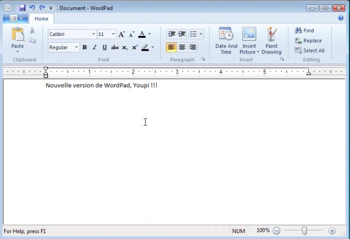 Windows WordPad Icon