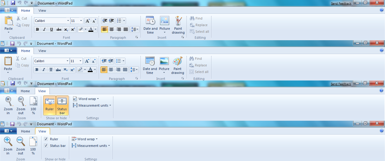 Windows WordPad Icon