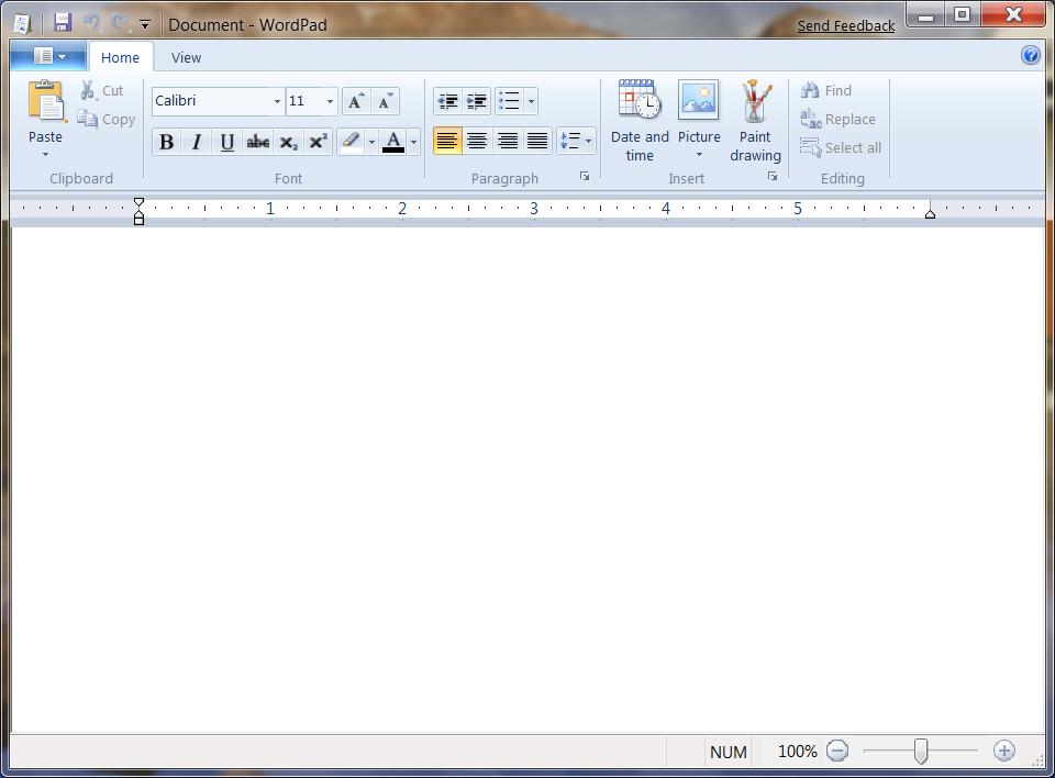 Windows WordPad Icon