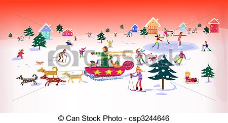 Winter Activities Clip Art Winter Activities Clip Art