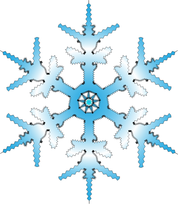 Winter Snowflakes Clip Art Free