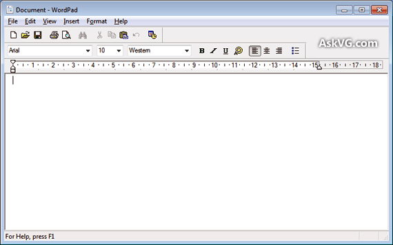 WordPad Windows 8 Ribbons