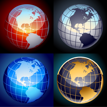 World Globe Vector Free