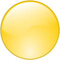 Yellow Button Icon