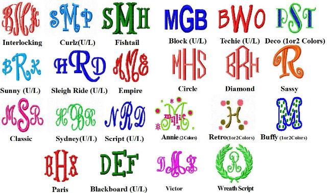 & Monograms Font Styles