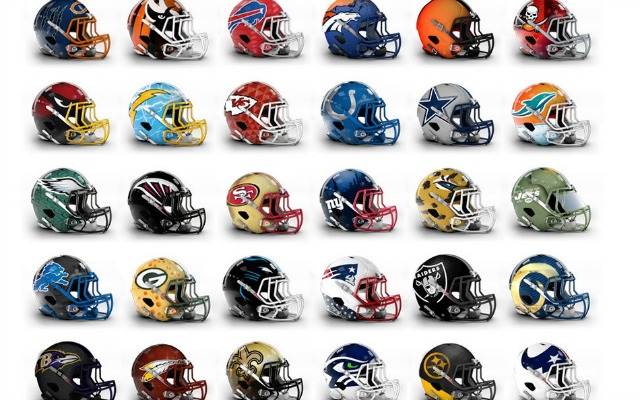 2016 New Football Helmets NFL Team