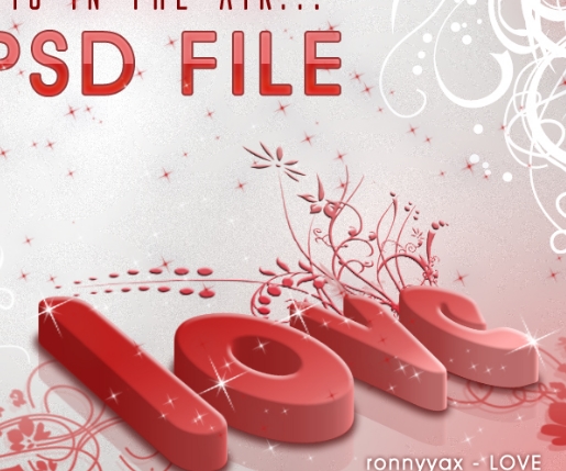 3D Text Effect PSD Free Download