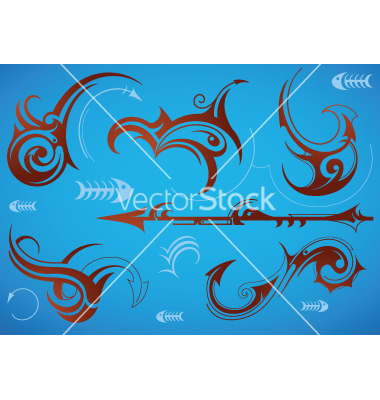 Abstract Swirls Vector