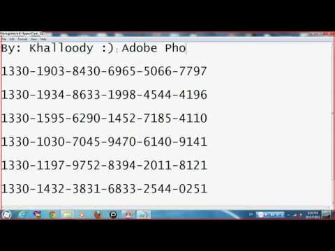 Adobe Photoshop CS6 Serial Number