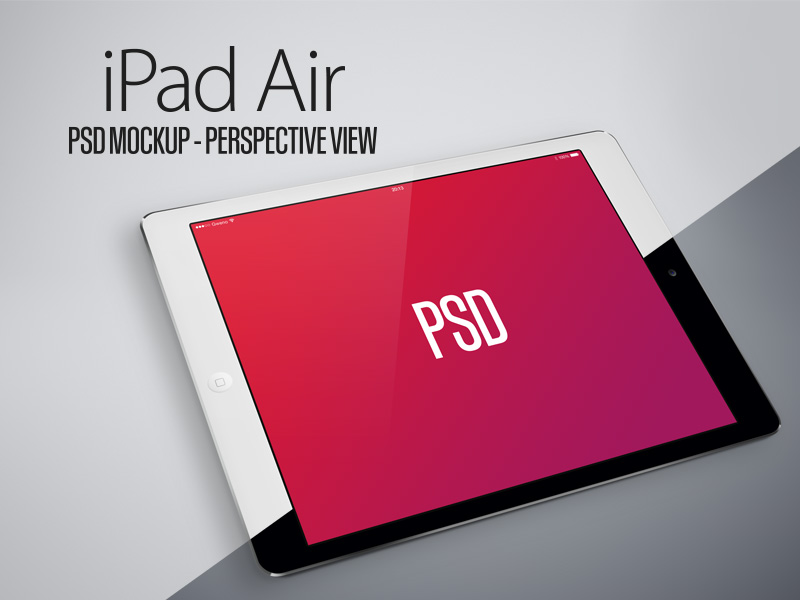 Air iPad PSD Mockup