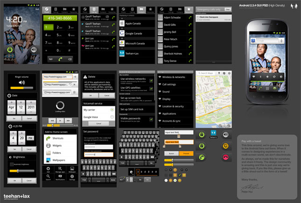 Android GUI Template Android GUI Template