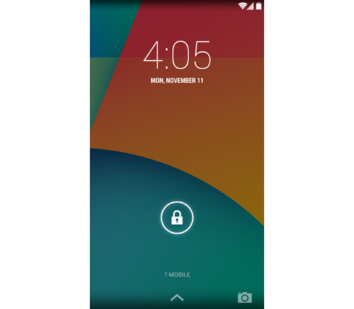 Android KitKat Lock Screen