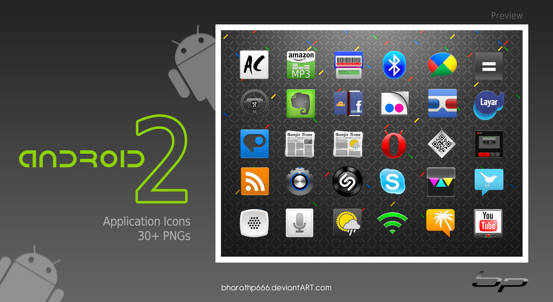 Android Mobile App Icons