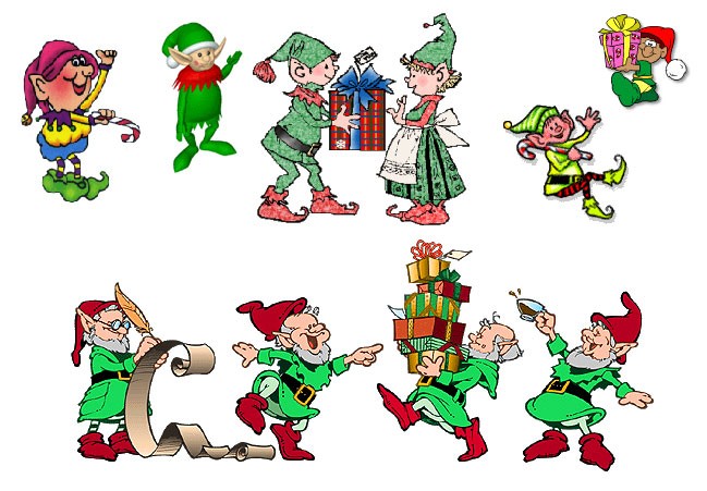 Animated Christmas Elves