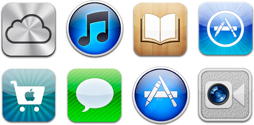Apple iPad App Icons Apple iPad App Icons