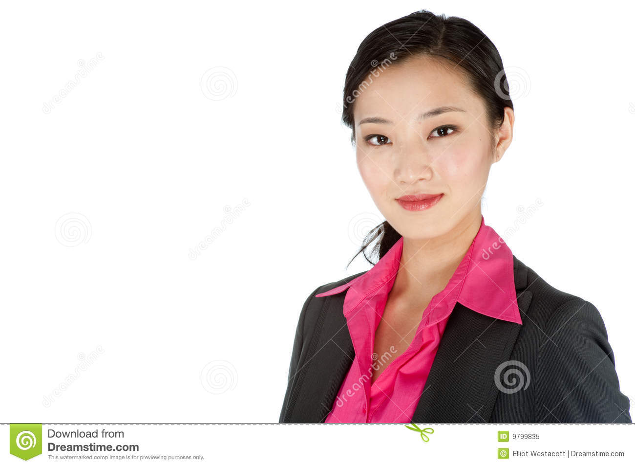 Attractive Businesswoman Stock-Photo