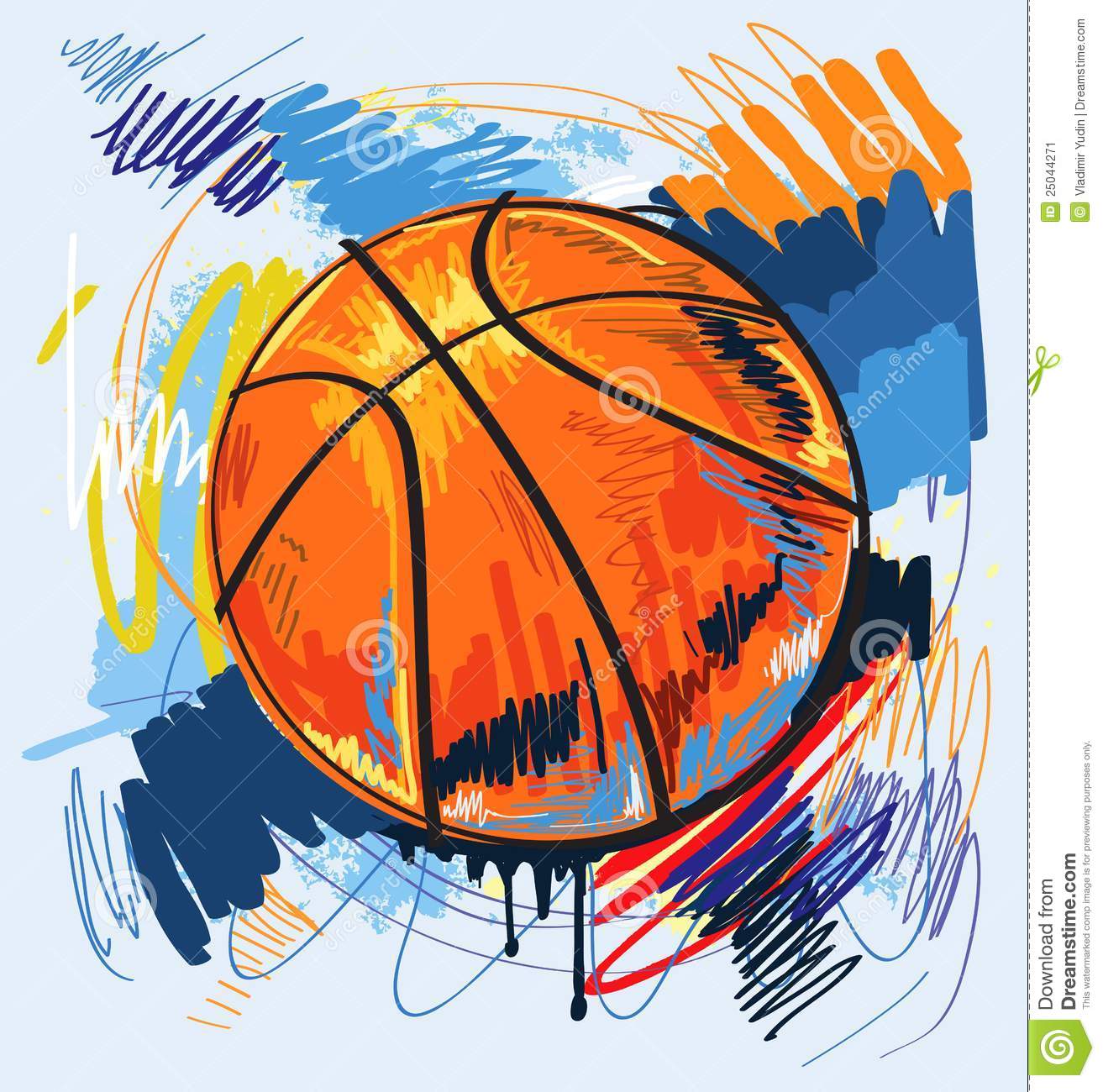 Basketball Vector Graphic Design