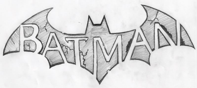Batman Logo Drawings Sketches