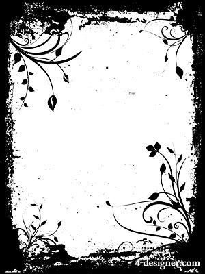 Black and White Border Designs Patterns