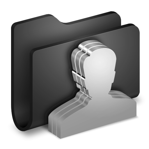 Black Folder Icon