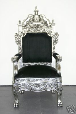 Black Royal Throne Chairs