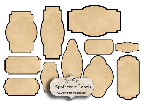 Blank Vintage Bottle Labels Blank Vintage Bottle Labels