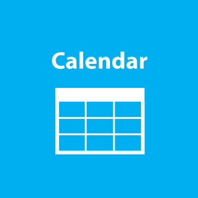 Blue Calendar Icon