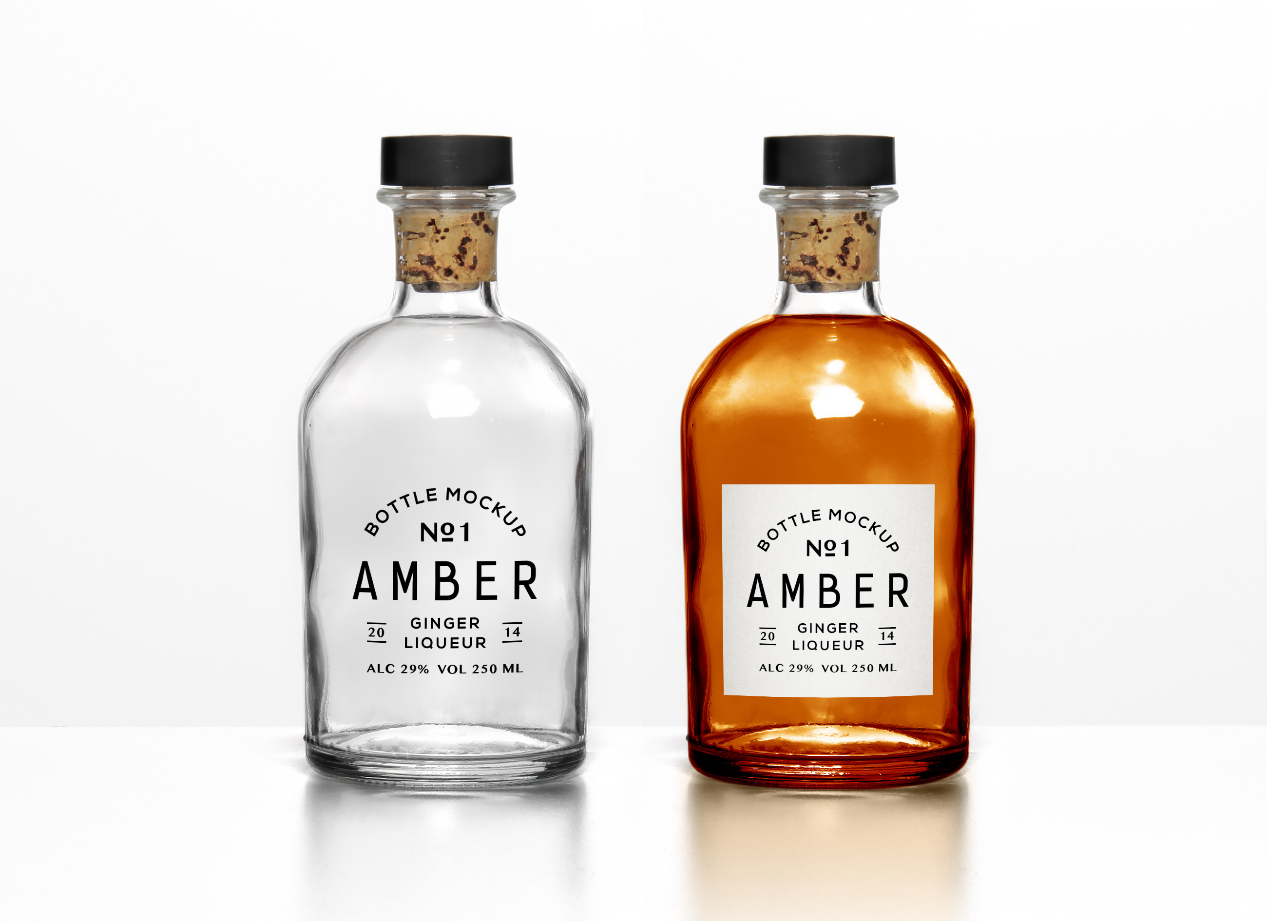 20 Bottle PSD Mockup Images