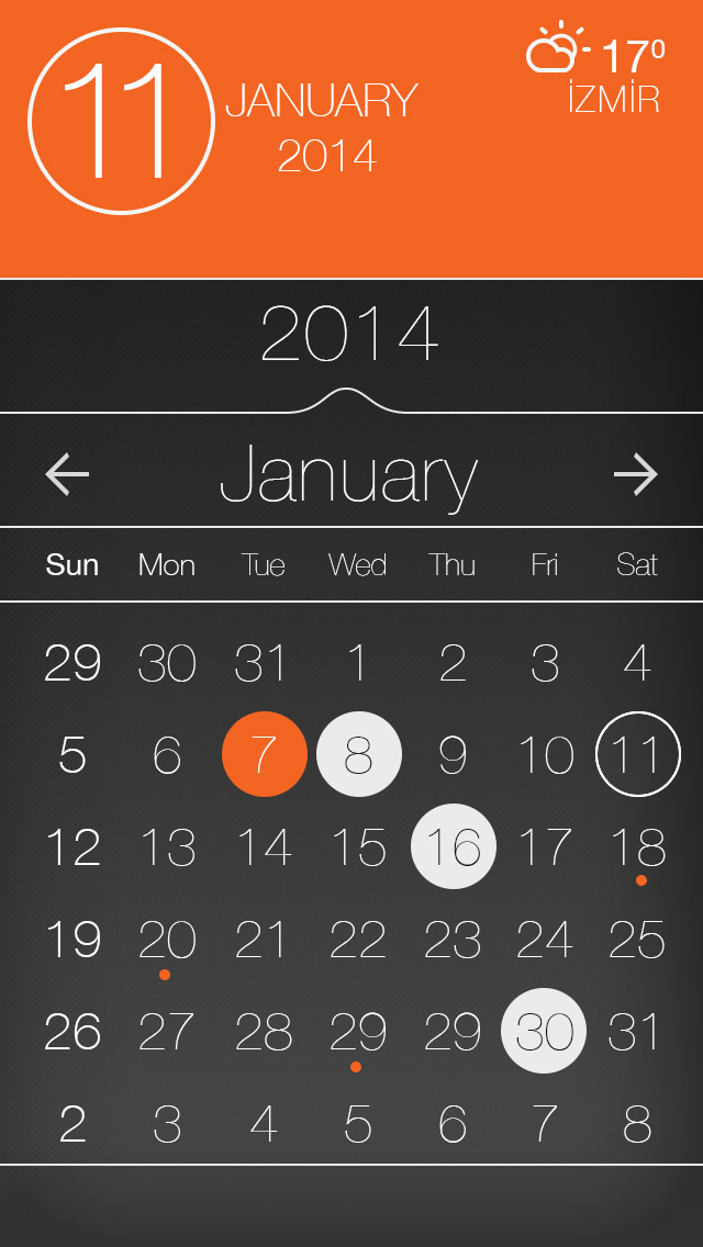 Calendar App