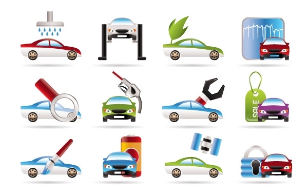 Car Service Icon Vector Car Service Icon Vector