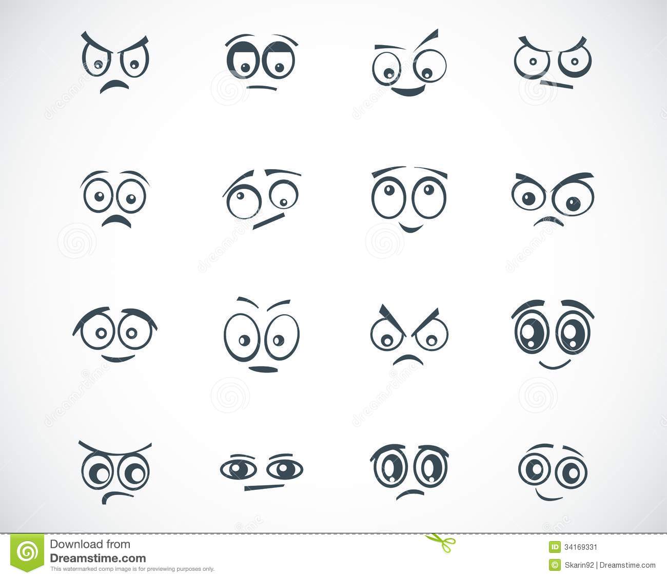 Cartoon Eyes Vectors