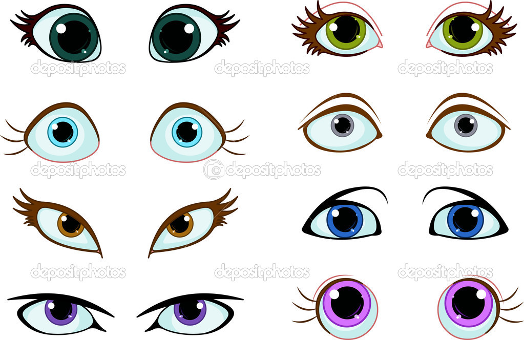 Cartoon Eyes Vectors