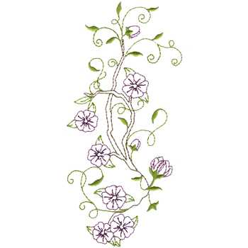 Cherry Blossoms Embroidery Design