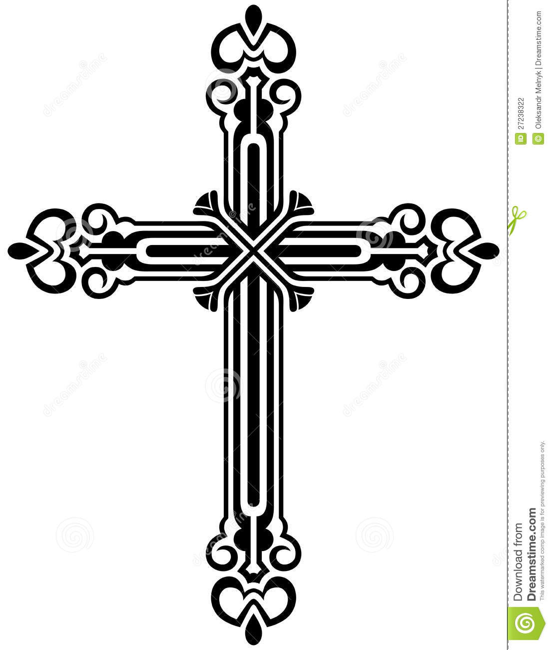 Christian Cross Designs Clip Art