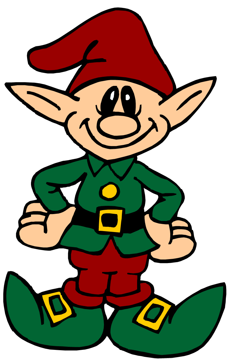 Christmas Elves Clip Art