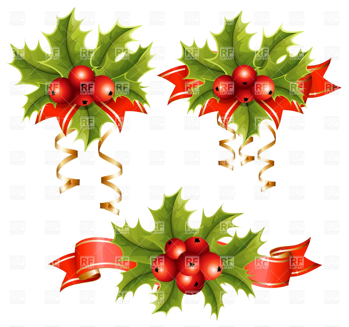 Christmas Holly Berry Clip Art